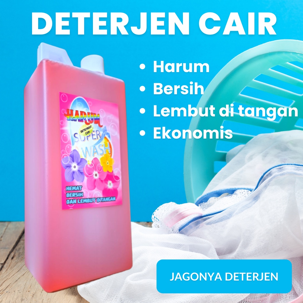 Jual Deterjen Cair Liter Liquid Sabun Cuci Cair Liter Deterjen Cair Liter Shopee Indonesia