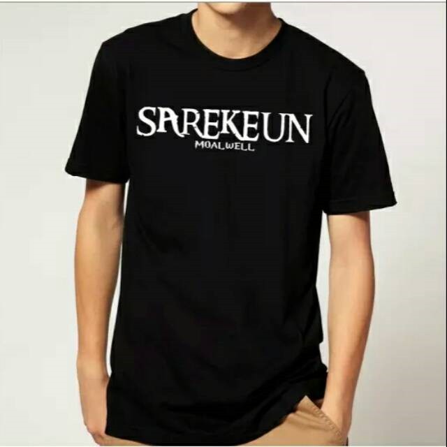 T-SHIRT BAJU KAOS DISTRO SAREKEUN LOGO COMBED 30S MURAH