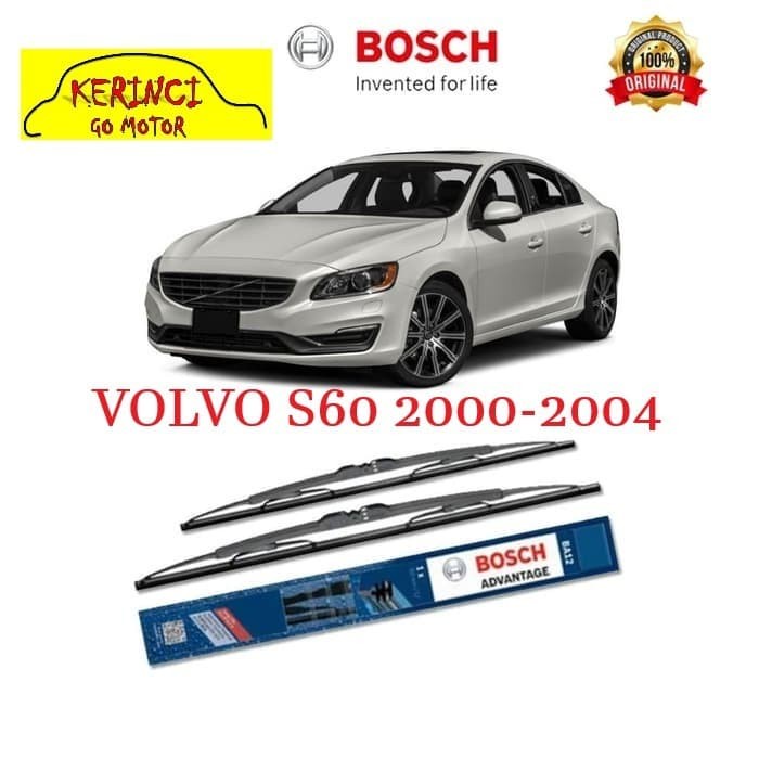 WIPER VOLVO S60 2000-2004 BOSCH ADVANTAGE 24&quot; &amp; 20&quot; SEPASANG WIPER