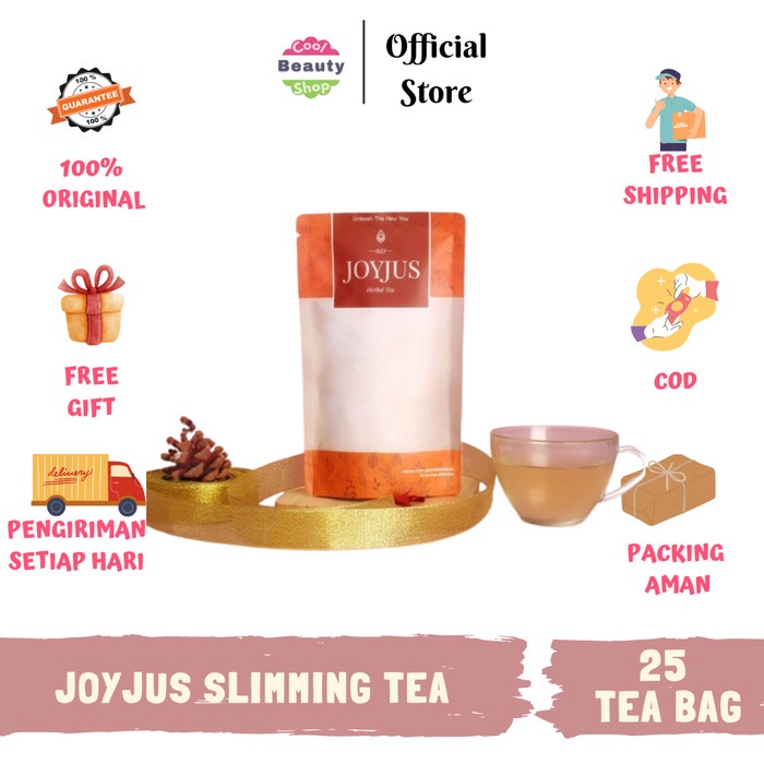 

JOYJUS SLIM Teh Diet Pelangsing Ampuh Slimming Tea Teh Herbal