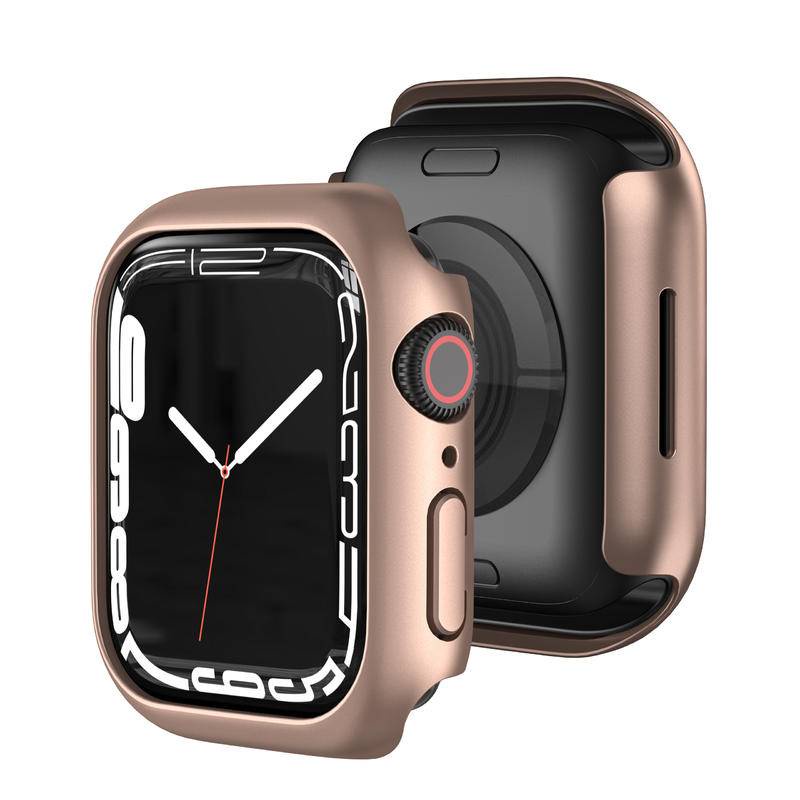 Case Pelindung Bahan PC Bumper Ukuran 45mm Untuk Apple Watch Seri 8 7 6 5 4 3 2 iWatch 41mm 45mm 44mm 40mm