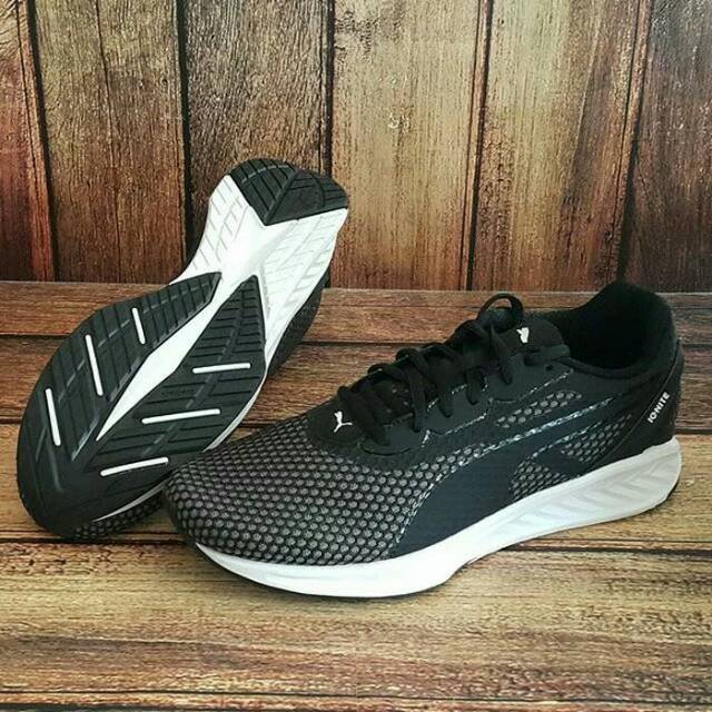 ORIGINAL PUMA IGNITE 3 Sepatu Olahraga Lari Pria - Hitam