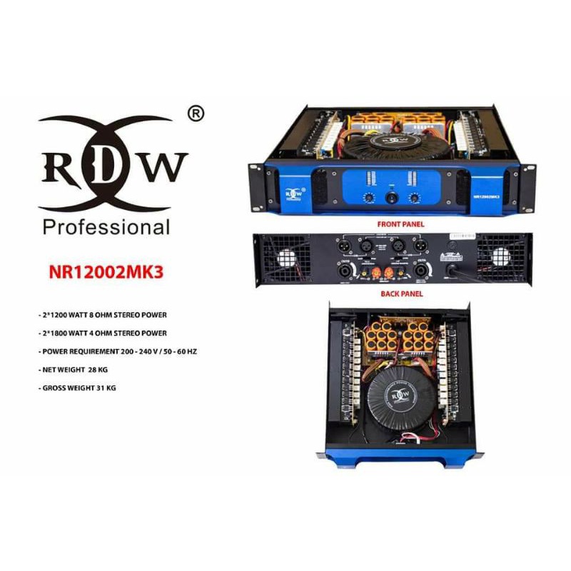 POWER RDW NR12002MK3 ORIGINAL