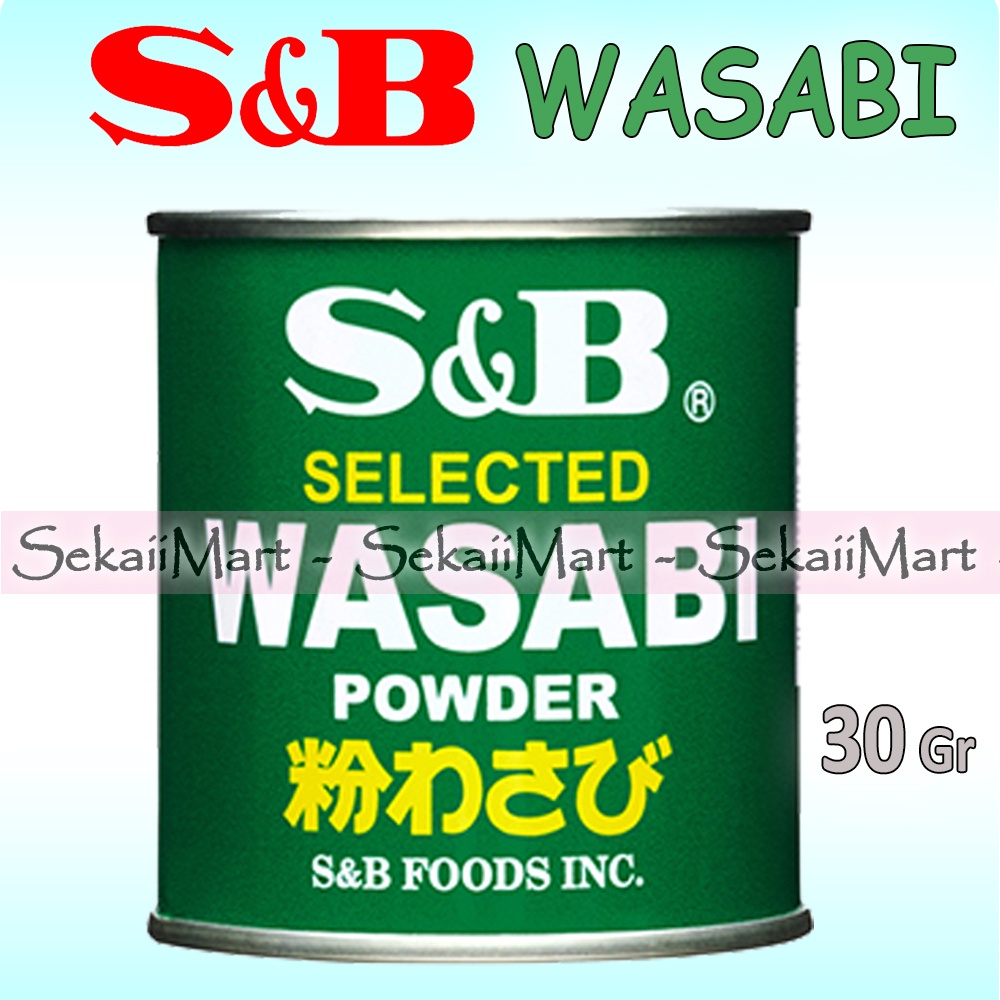 

S&B Selected Wasabi Powder Can 30g - SnB / S-B Bubuk Wasabi Kaleng