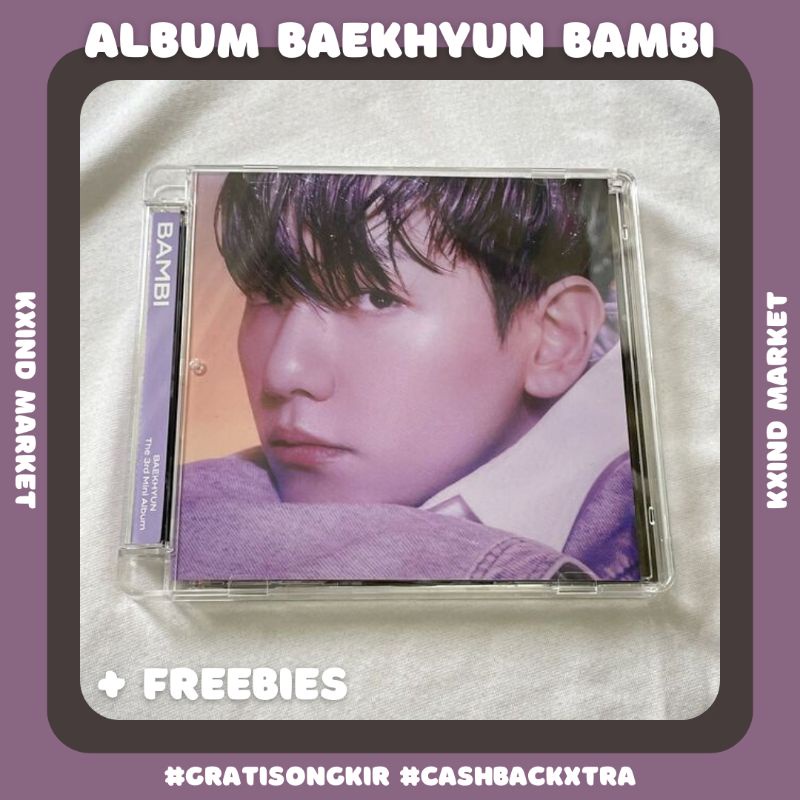Album Baekhyun BAMBI / album Baekhyun EXO / photocard Exo / CD Bambi Jewel / Bambi album