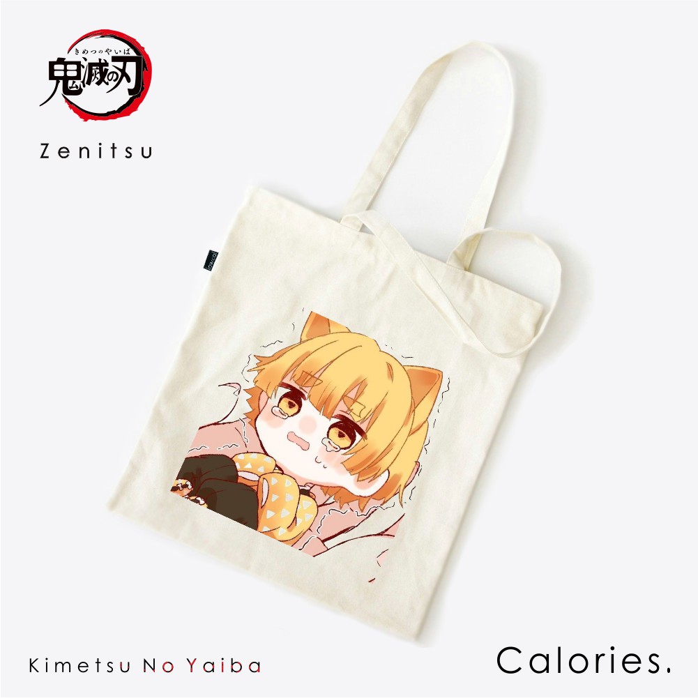 Totebag Demon Slayer Tanjiro Nezuko Inosuke Zenitsu Daki  #TODS