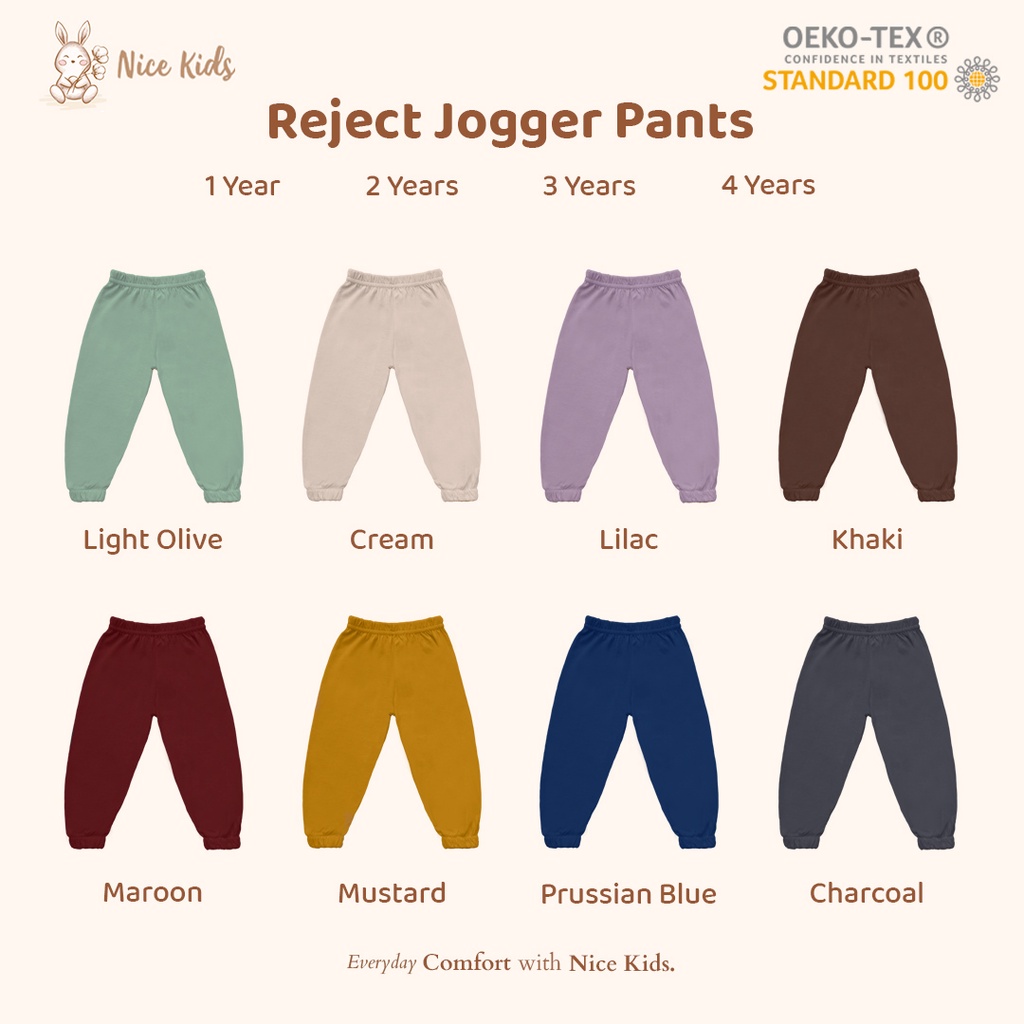 [Reject Sale] Defect Pants Unisex Nice Kids (1-4 Tahun)