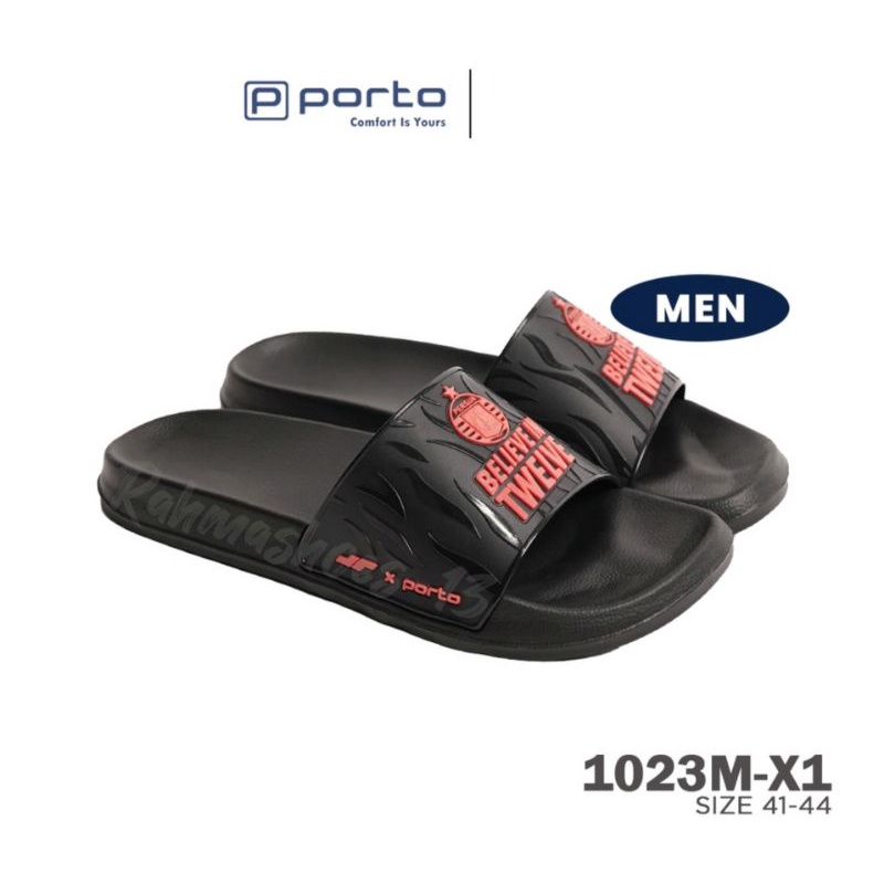 PORTO X PERSIJA - SANDAL PRIA DAN REMAJA TERBARU EXCLUSIVE SELOP FLIP FLOP ANTI SLIP