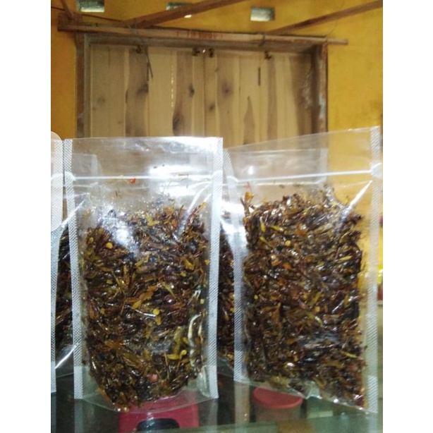 

Belalang siap makan/150gram jamin enak/pouch