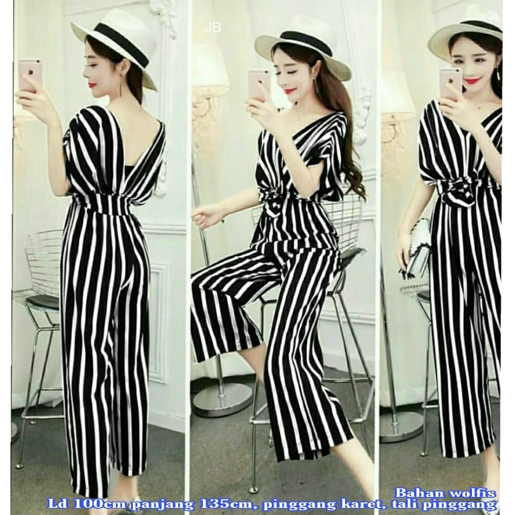 [VLFK] Jumpsuit Salur / Jumpsuit Dona / Jumpsuit Korea Salur / Jumpsuit Wanita Terbaru