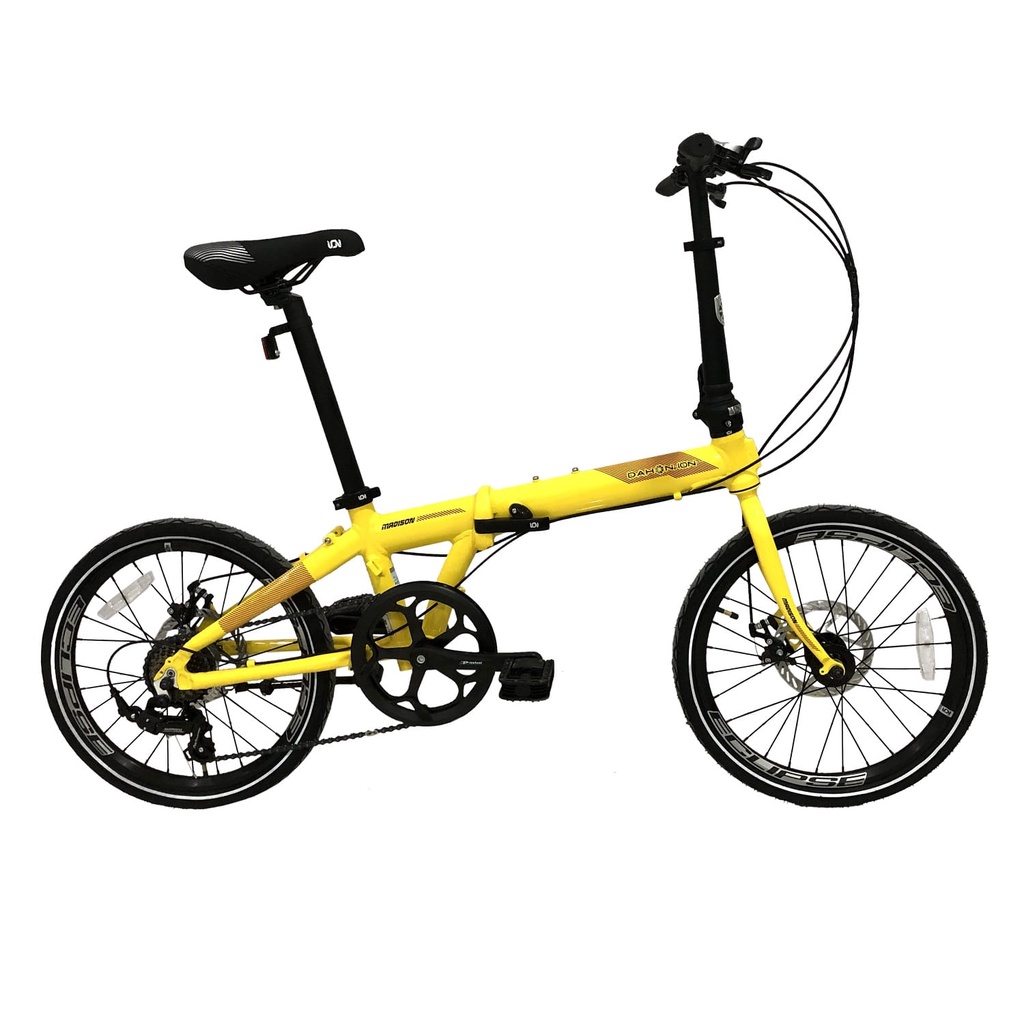 Sepeda Lipat Dahon Ion Madison 20 inch Yellow Kuning