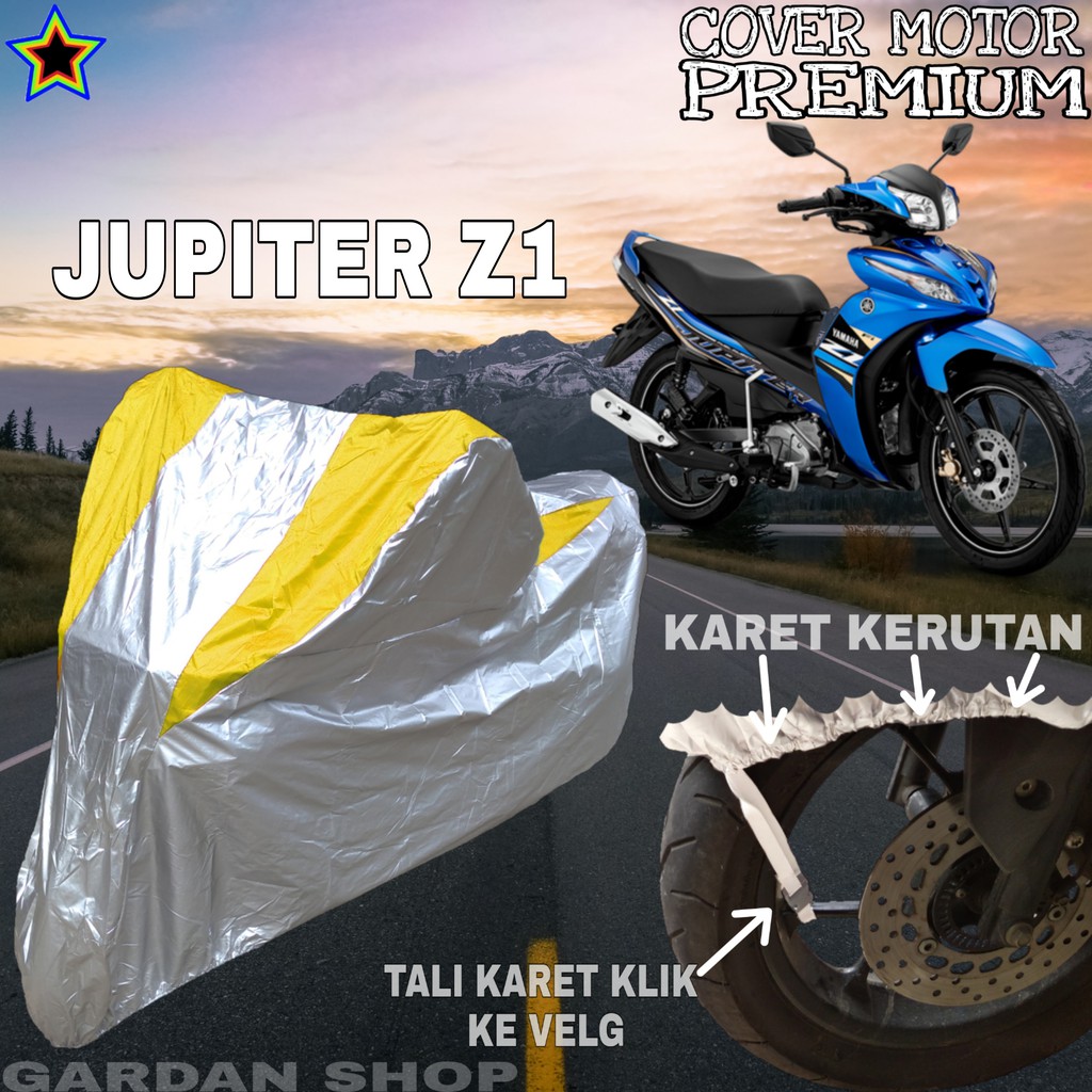 Sarung Motor JUPITER Z1 Silver KUNING Body Cover Jupiter PREMIUM