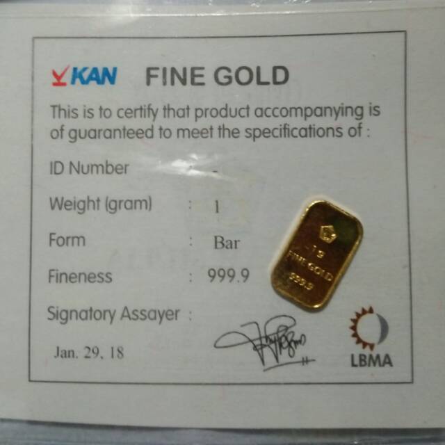 Emas Antam 2018 asli, Logam Mulia Emas Antam terbaru