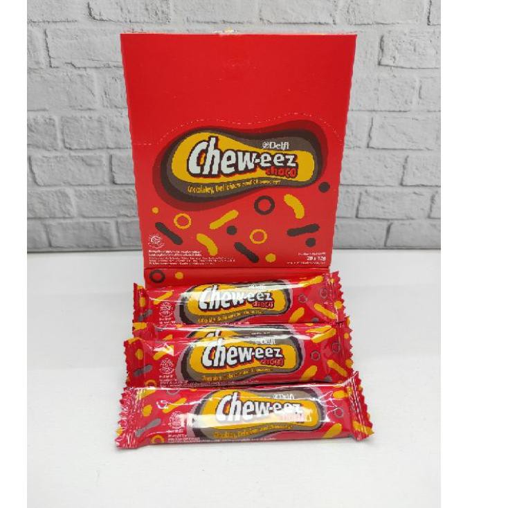 

（DIKIRIM DARI JAKARTA） Delfi Cheweez Coklat 12 gram (1 pack isi 20 pcs)