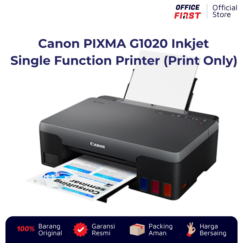 Printer Canon PIXMA G1020 - Ink Tank - Print Only - Garansi Resmi