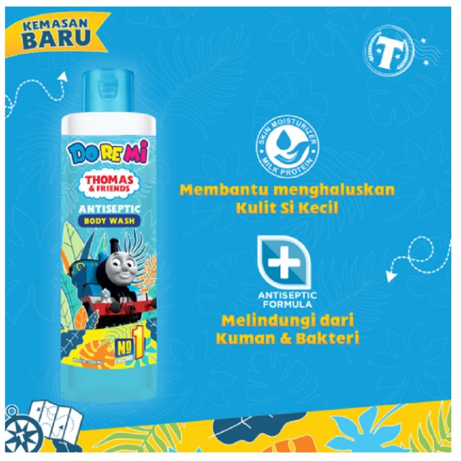 Doremi Thomas &amp; Friends Minis Edition Shampoo, Body Wash, Cologne Anak paket hemat