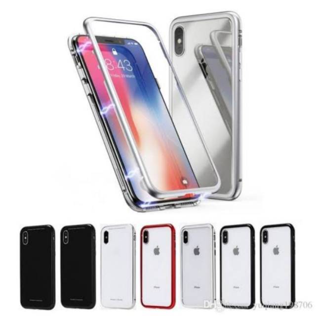 Case Magnetic Iphone XS Premium Case 2in1 Case Magnetik Iphone XS