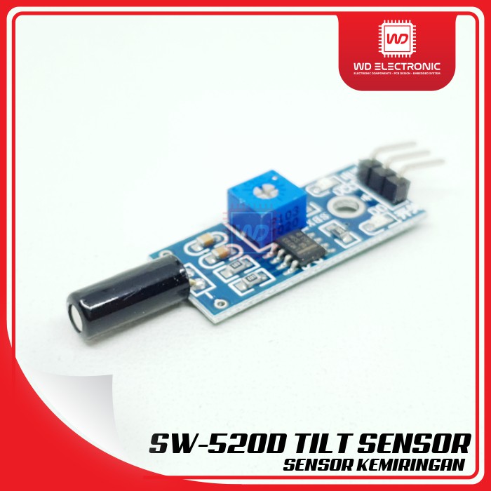 SW520D SW-520 ANGLE TILT 3 PIN SWITCH SENSOR MODULE SENSOR KEMIRINGAN