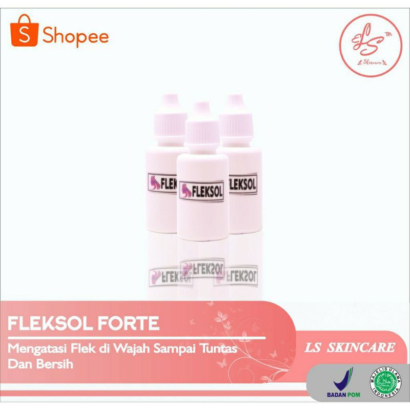 FLEKSOL PORTE Farma Kosmetik Kecantikan Pembersih Flek Hitam  LS SKINCARE