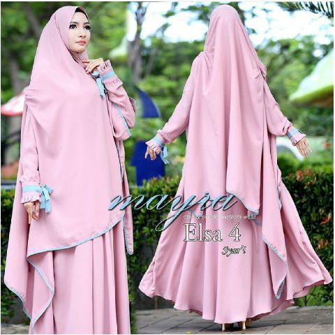 [ELSA NEW 4 NI] Ghamis Wanita Jersey Varian Warna