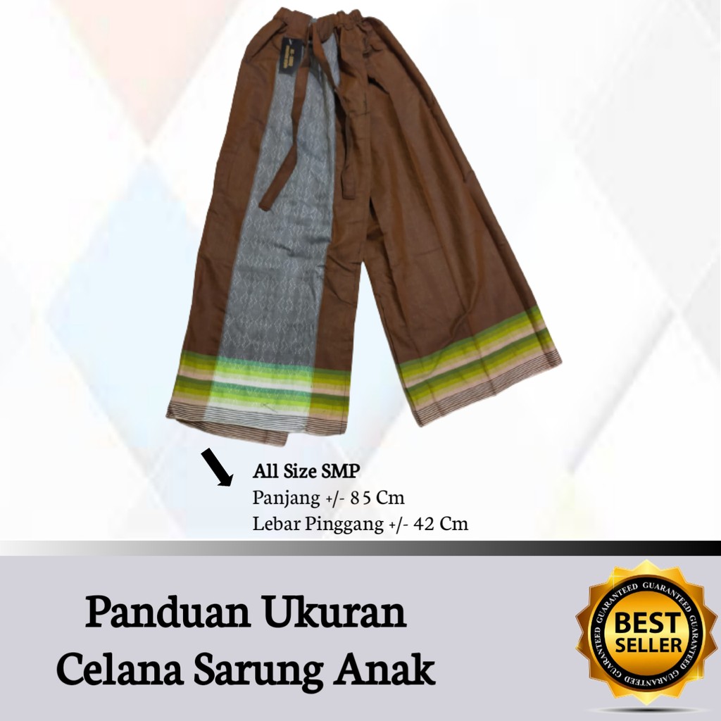 Celana Sarung Anak TK,SD,SMP Bahan Katun Dobby/Harga Grosir/Best Seller/Bisa COD