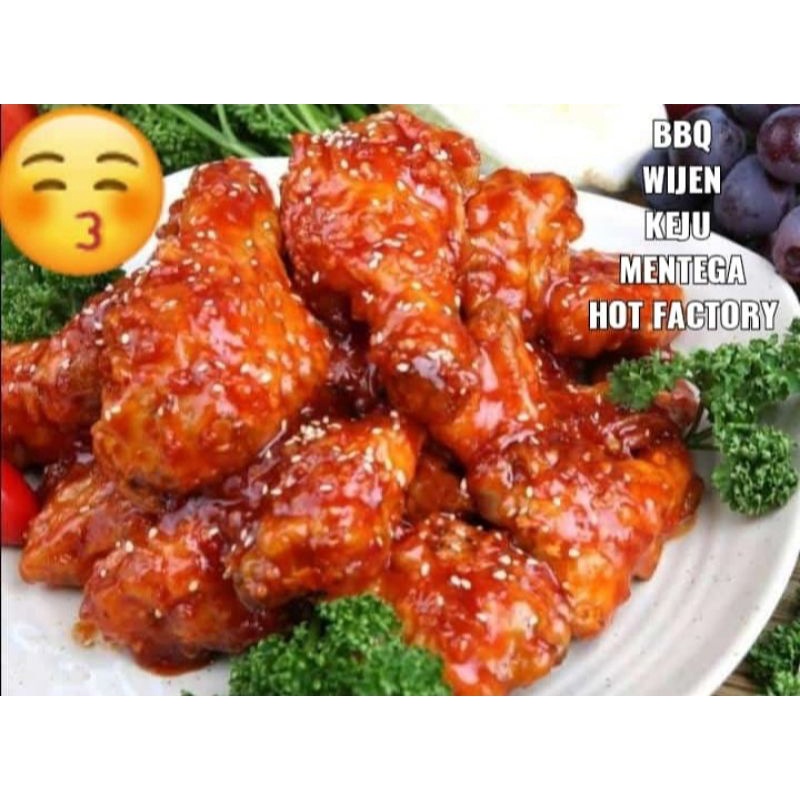 Biang Saus BBQ, Richeese, Hot Factory, Wijen, Mentega