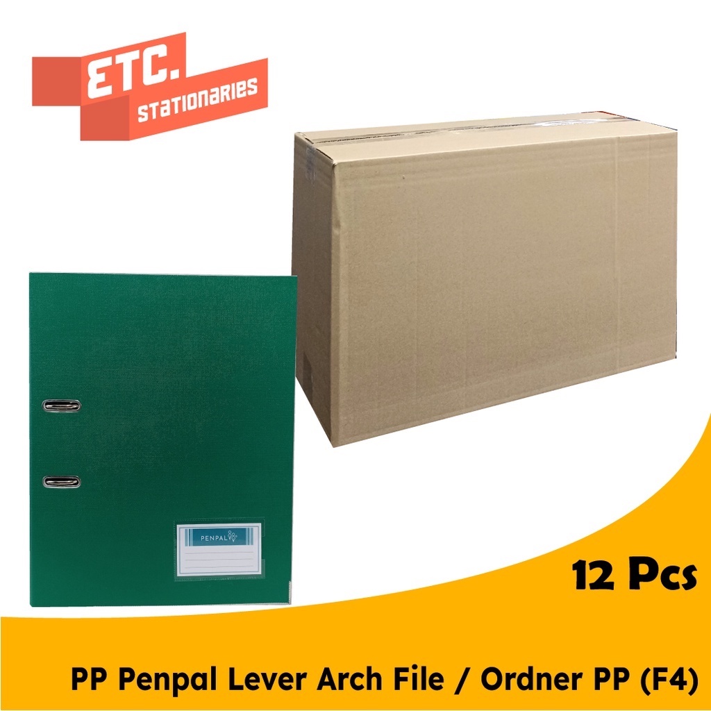 

[12 Pcs] Penpal Lever Arch File / Ordner PP Folio [F4] PL-401