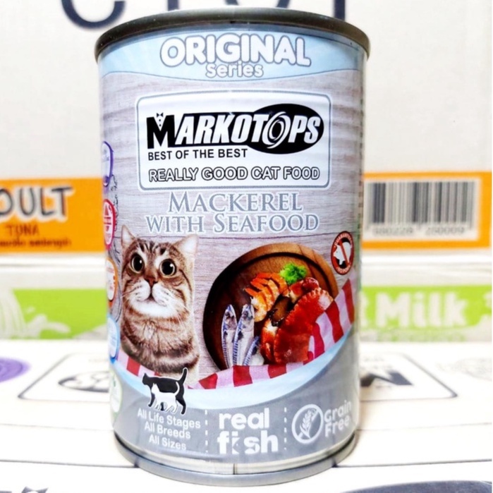 MARKOTOPS ADULT MAKANAN KALENG KUCING DEWASA 400GR