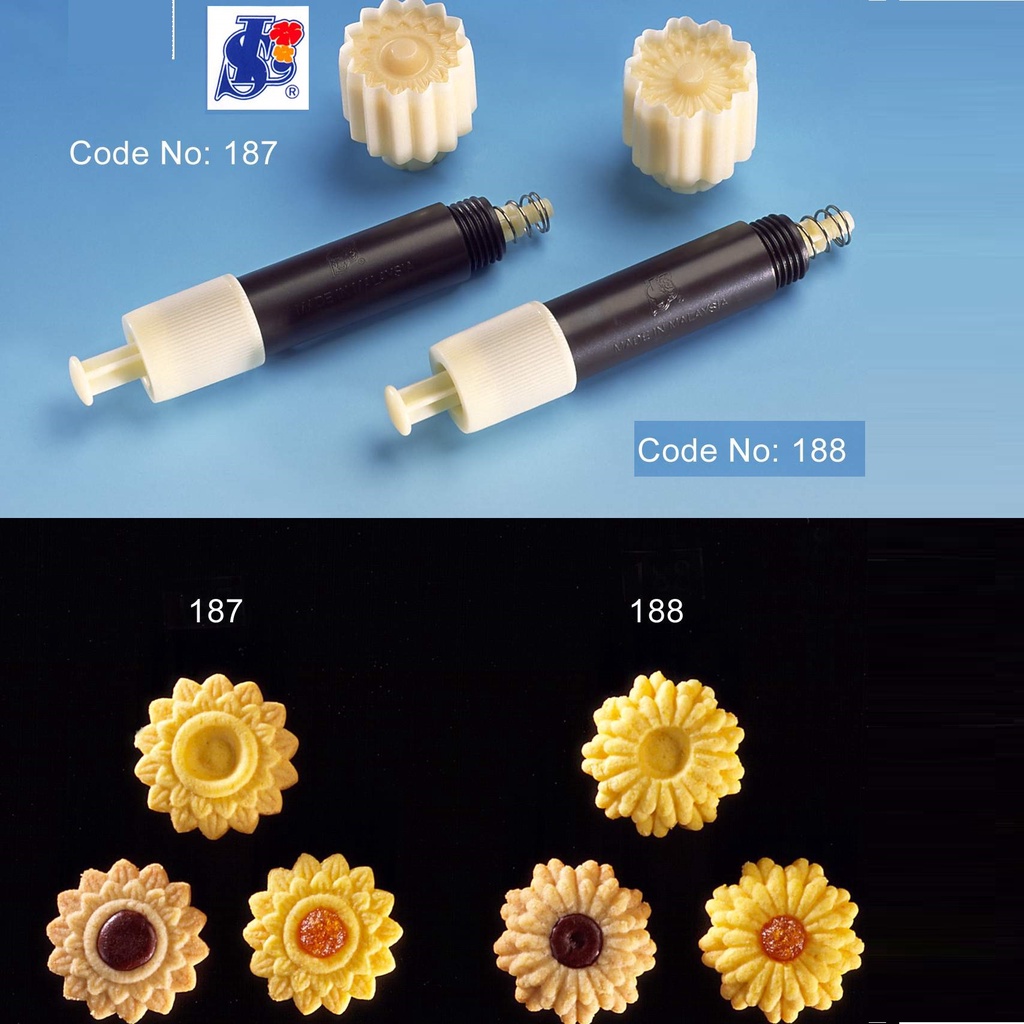 Acuan Sin Lian Biscuit Press Pump Cetakan Biskuit SinLian Cetakan Kue Semprit 135 141 151 167 170 179 180 181 182 186 187 188 189 190 198 199 200 214 215 216 228 229