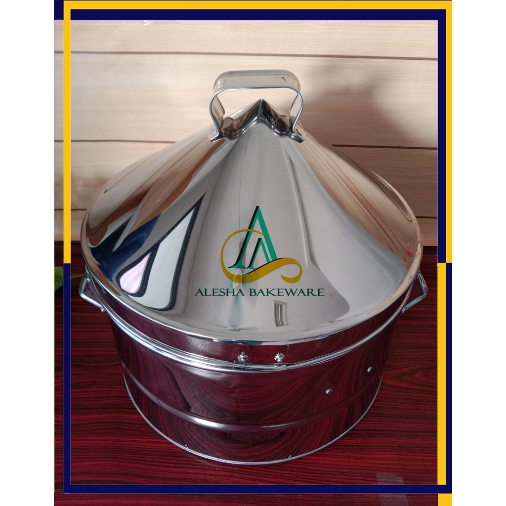 Kukusan/Dandang/Klakat stainless Bulat 30|32|35cm