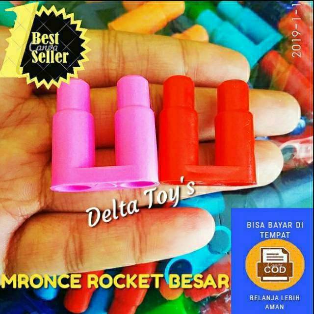 Mainan Edukasi lego Rocket Jumbo100 gram ukuran besar Kado ultah ulang tahun Mainan Anak laki peremp