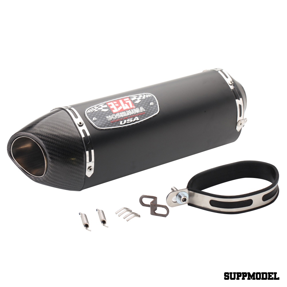 SPM Stainless Steel Motorcycle Exhaust Muffler Pipe Refit Tailpipe for Yoshimura