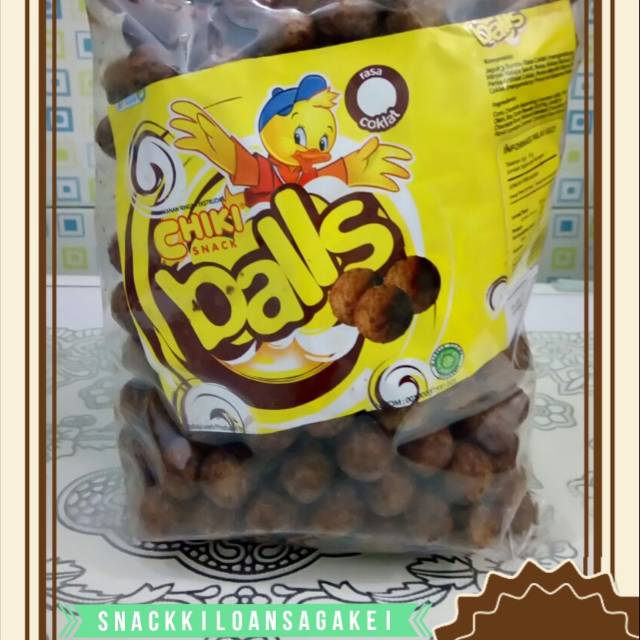 

Chiki Balls Coklat 250gr | Snack Kiloan Murah