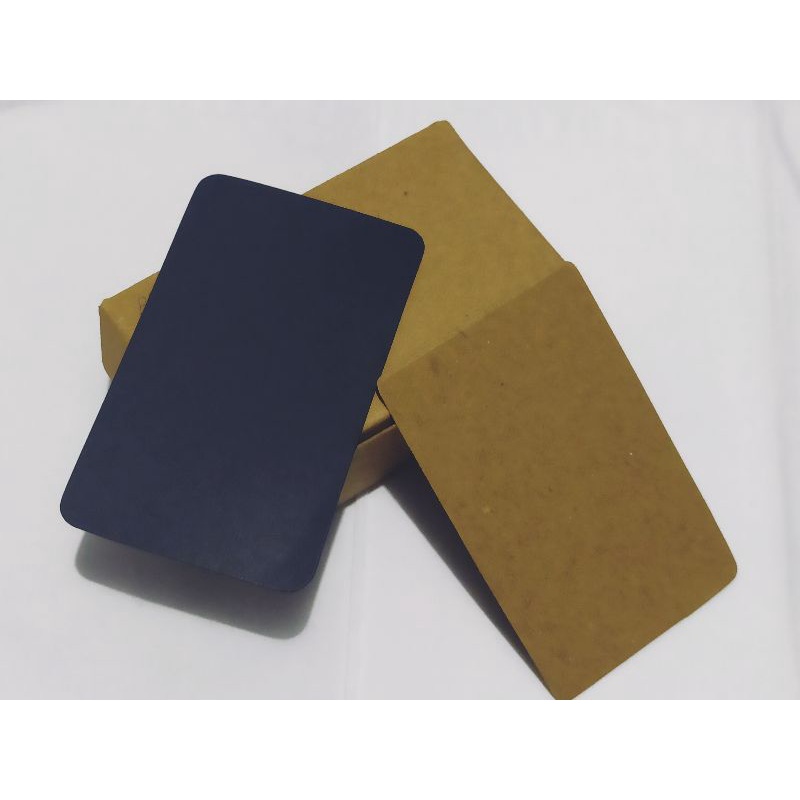 

blank card Dan amplop coklat