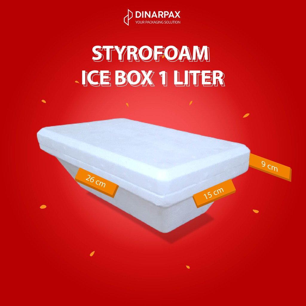 Jual Styrofoam Box 1ltr dan 1/2 liter /DinarBox /Coolerbox /Frozen Box