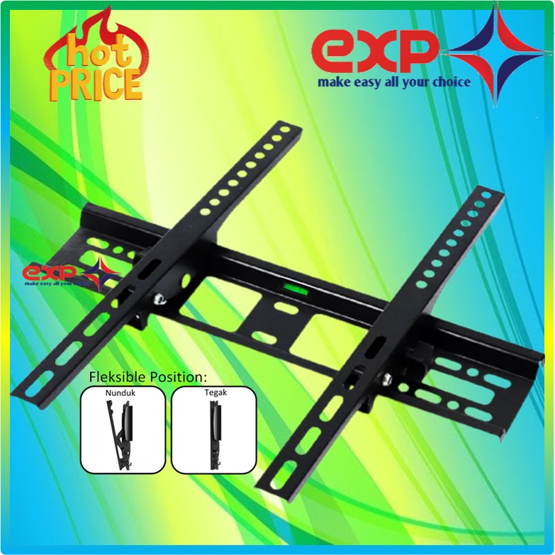 Garansi COCOK!! Bracket TV CHIQ 42&quot; s/d 55&quot; Waterpas adjustable position