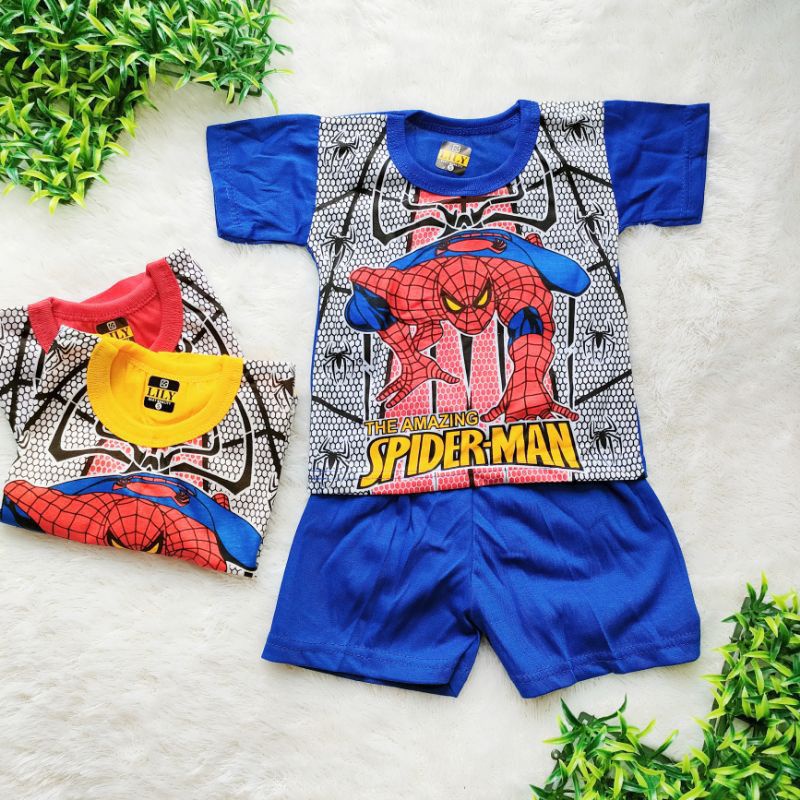 Setelan Anak Laki-Laki usia 3-9 bulan BABY.AV / Pakaian Bayi baju dan celana pendek
