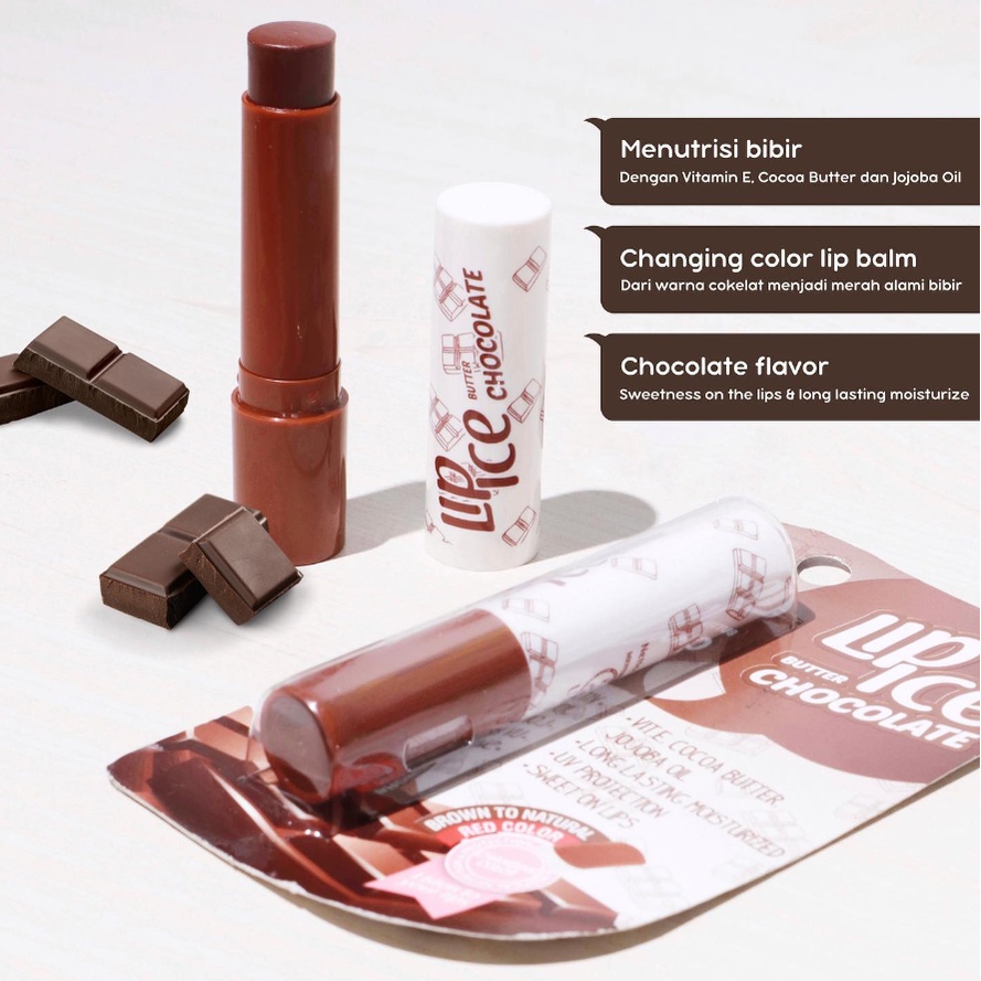 Lip Ice Butter Chocolate Changing Color 2.2gr