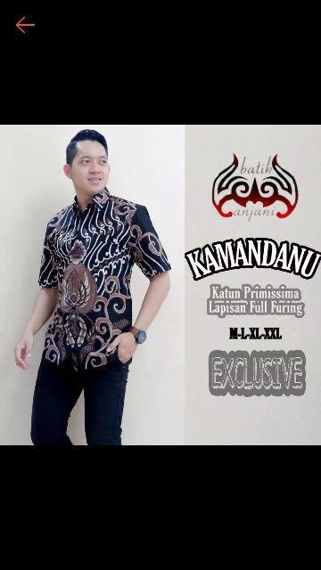 Kemeja Batik Pria Syandana Batik Solo Modern Kemeja Pria Lengan Pendek Ori By Raja Sakti