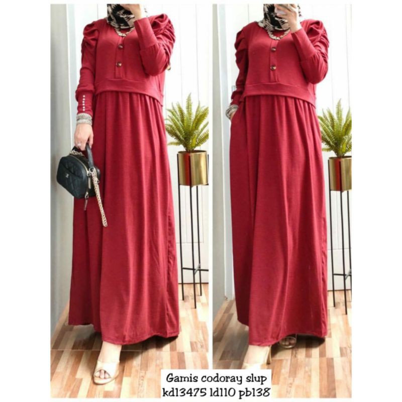 gamis codoray Slup ld 110 Pb 138 sisa marun