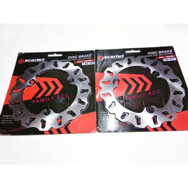 Piringan Cakram Standar Set Depan Belakang Yamaha Nmax 155 2015 - 2023