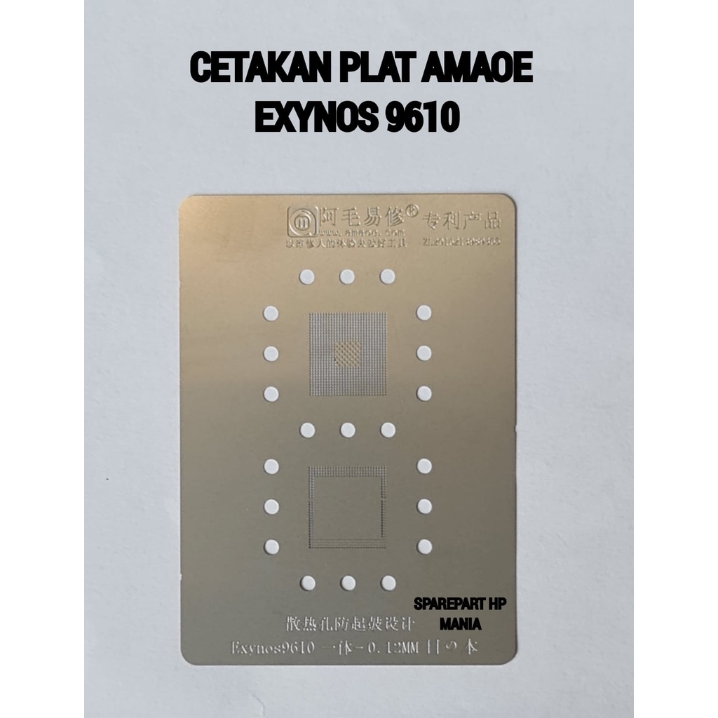 Plat Cetakan Exynos9610 Amaoe Cetakan Ic Exynos 9610 Original