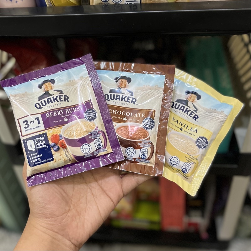 

Ouaker Oats 3in1 Oat Cereal Drink 100% Original Malaysia
