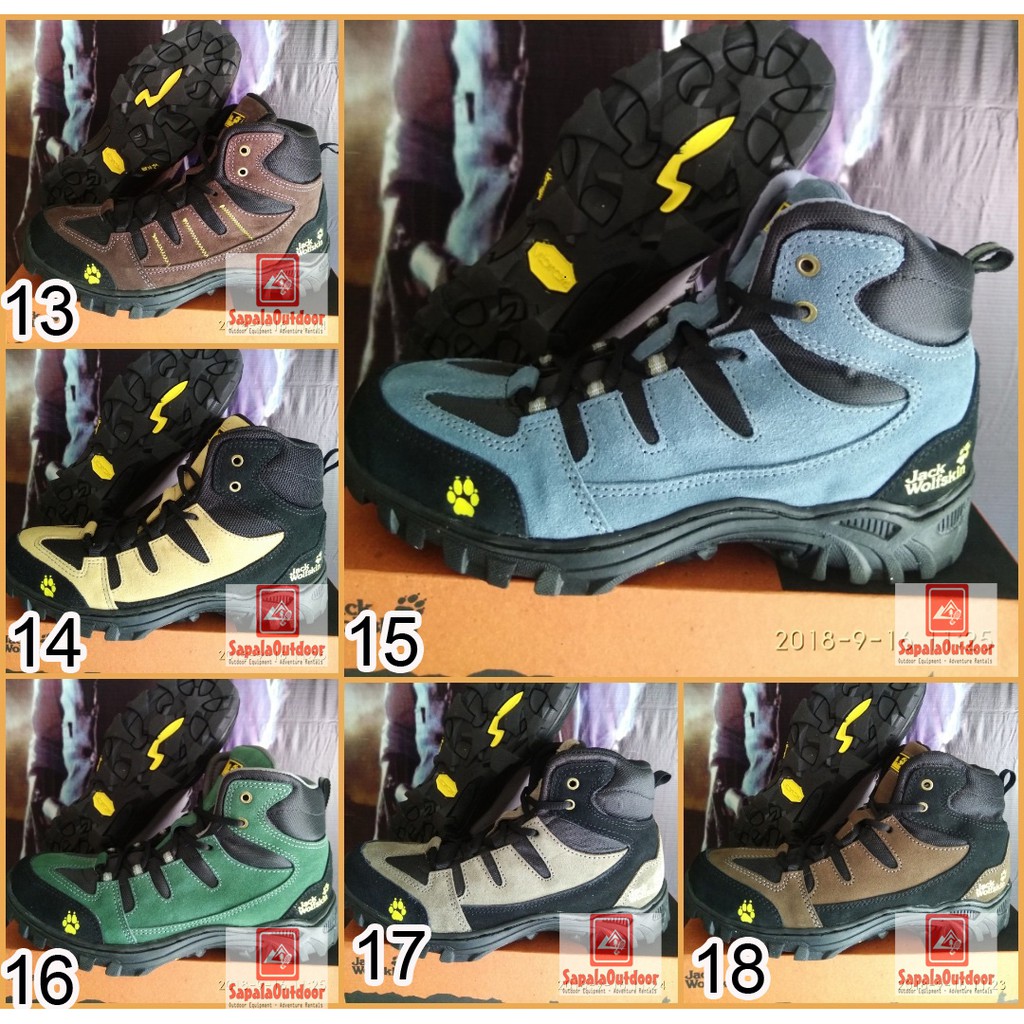SEPATU GUNUNG JACK WOLFSKIN ( JWS ) SOL VIBRAM