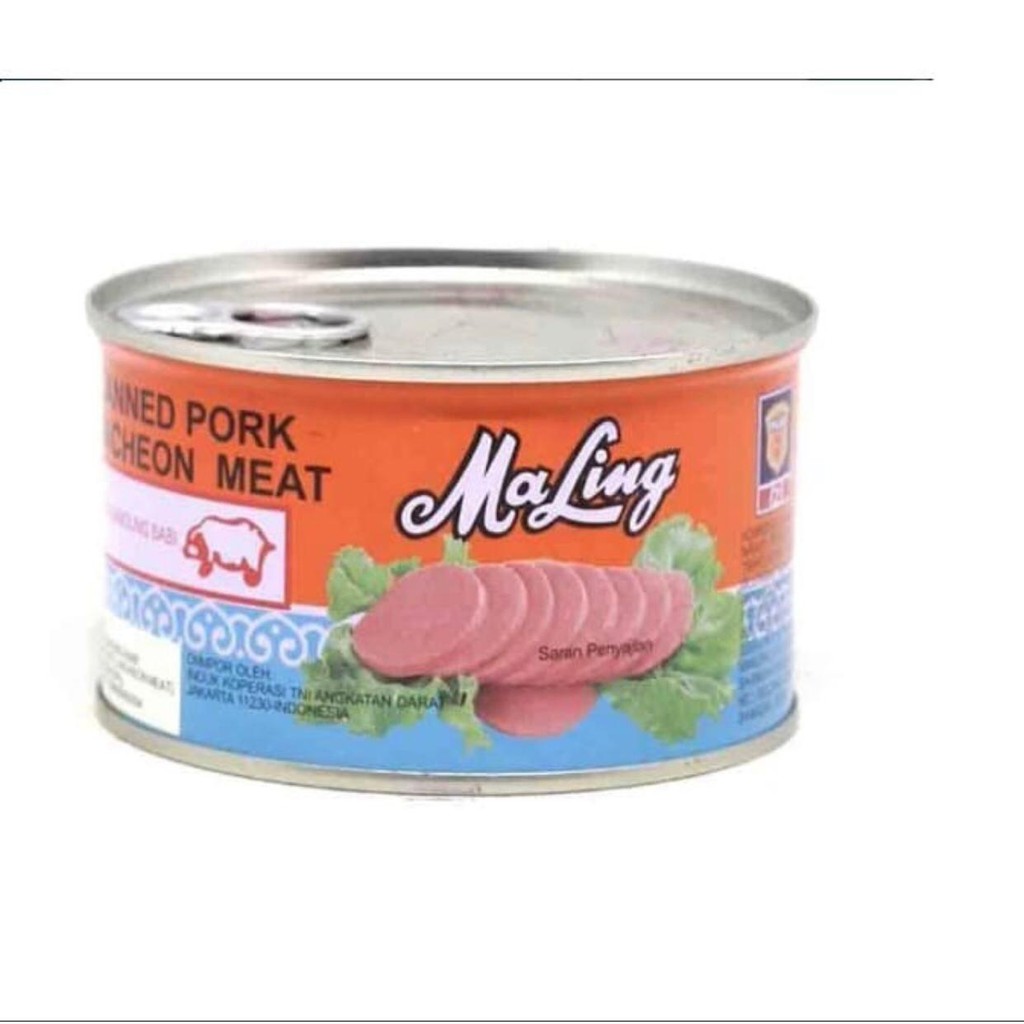 

Daging MaLing TTS / Ma Ling PORK LUNCHEON MEAT 397 GR (kaleng besar)