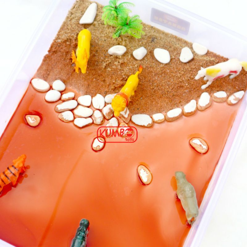 Sensory Box Tema Safari / Sensory Play Mainan Montessori