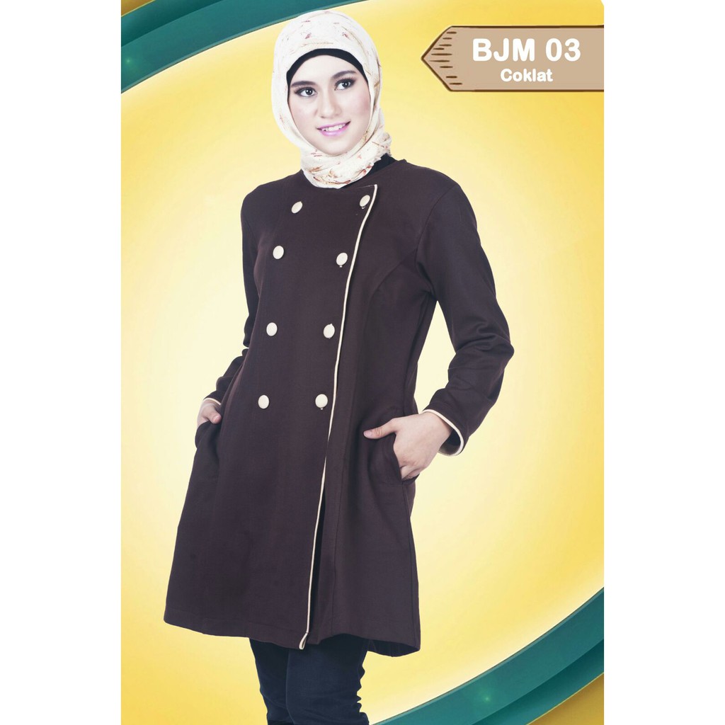 Jaket Korea Dewasa Wanita Muslimah Believe BJM 03 ORI