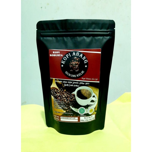 

grosir kopi robusta ukuran 250 gram isi 20 pcs