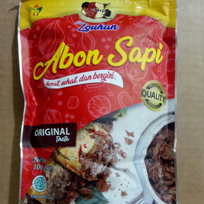 

Abon Sapi Cap Louhan Premium 100g Siap Saji