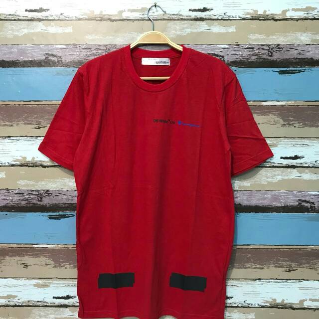 KAOA TSHIRT - OFFWHITE X CHAMPIONS HIGH PREMIUM